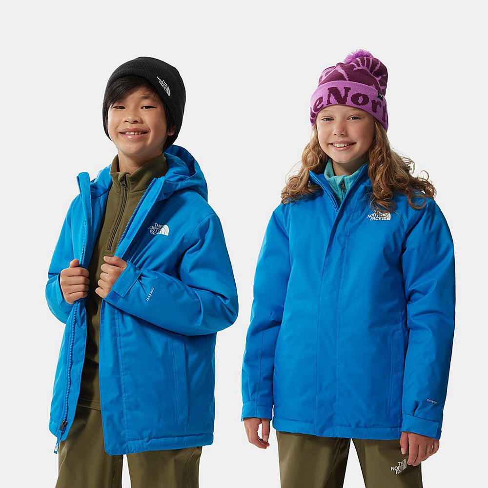 The North Face Snow Quest Zip-In Παιδικα Σακάκι - Μπλε (LBUP25806)